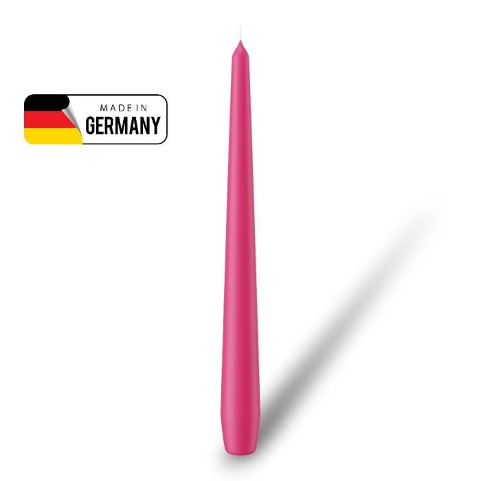 CANDELA CONICA 25X2.5 FUXIA